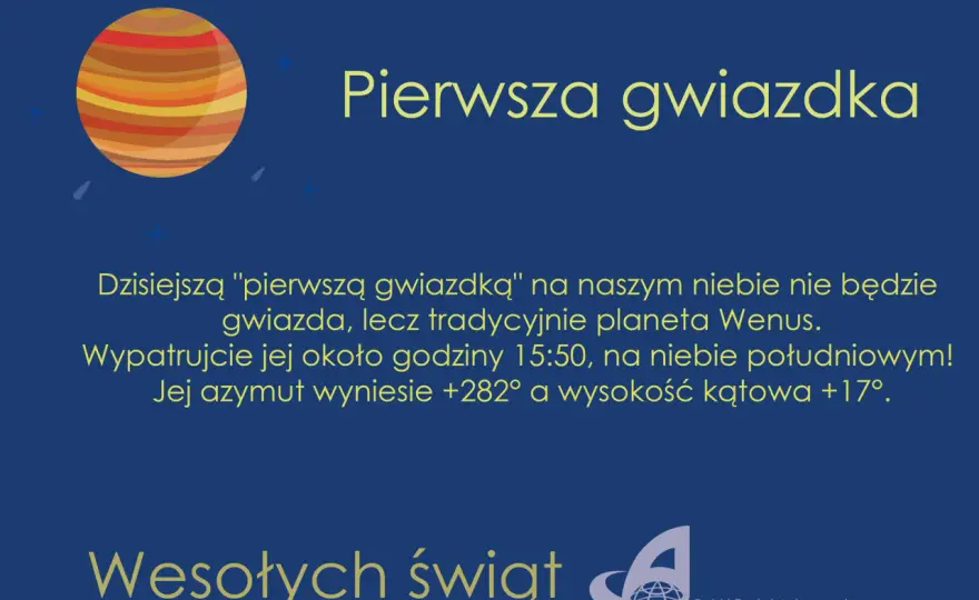 Pierwsza gwiazdka - planeta czy gwiazda? Odróżnij ją!