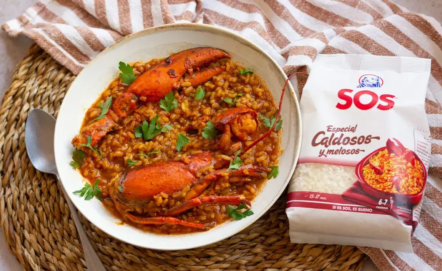 Arroz con bogavante meloso, seco o caldoso - cómo acertar