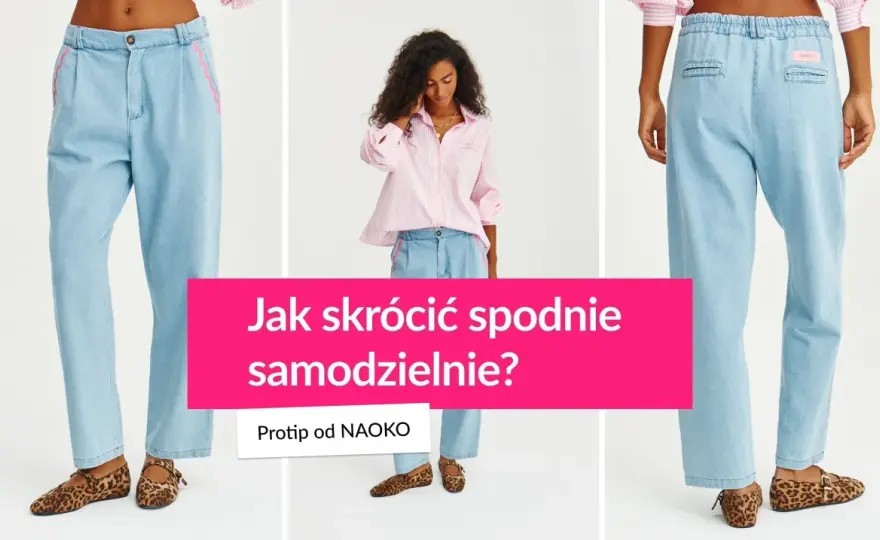 Jak skrócić spodnie materiałowe bez maszyny? Poradnik