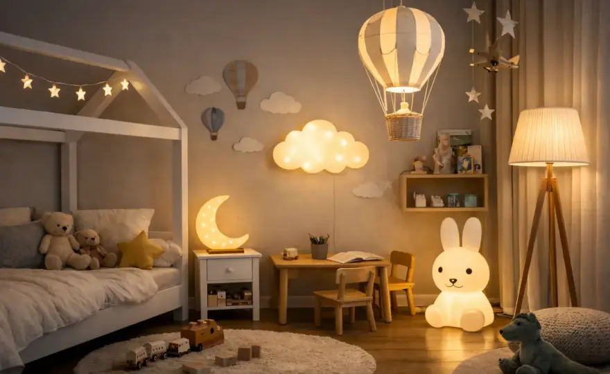 Ścienna lampka nocna na baterie do pokoju dziecka - jak wybrać?