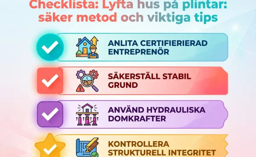 Lyfta hus med domkraft - Säkert & effektivt? Läs guiden!