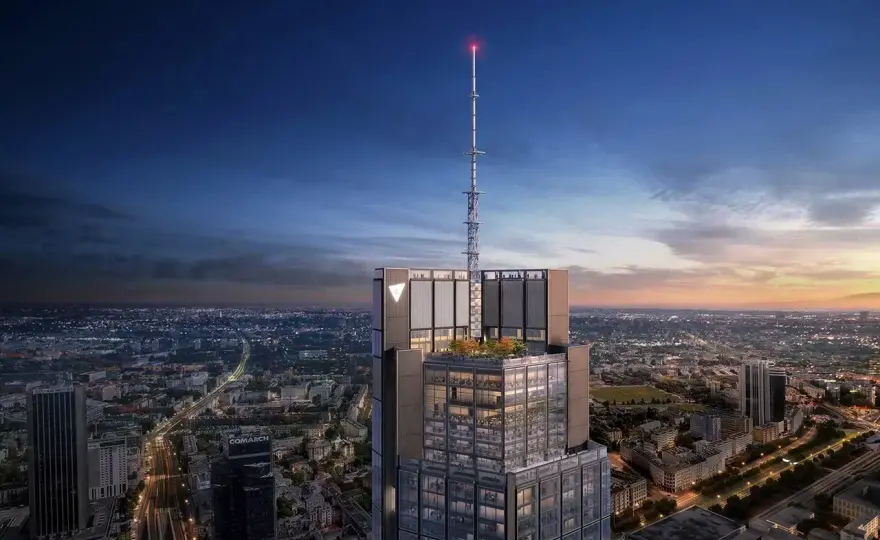 Varso Tower: 53 piętra, 310m najwyższy w Warszawie i UE!