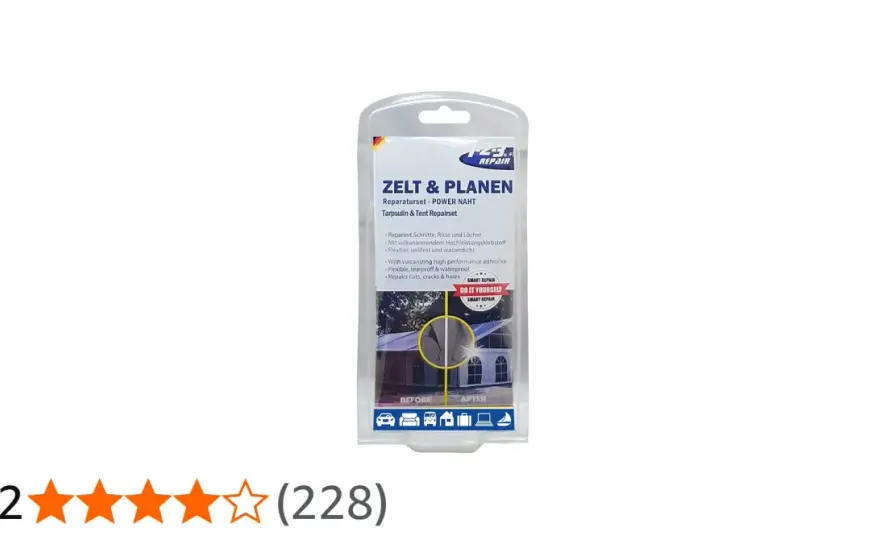 Zelt flicken - Riss, Loch und Naht richtig reparieren