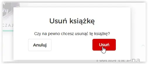 Jak szybko i łatwo usunąć książkę z półki Legimi bez stresu