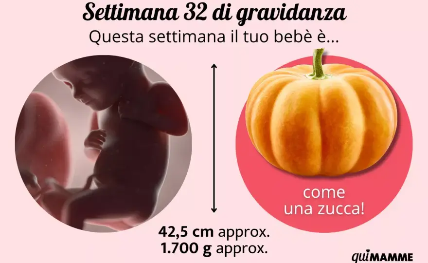 Peso feto 32 settimane - Cosa significa e quando preoccuparsi?