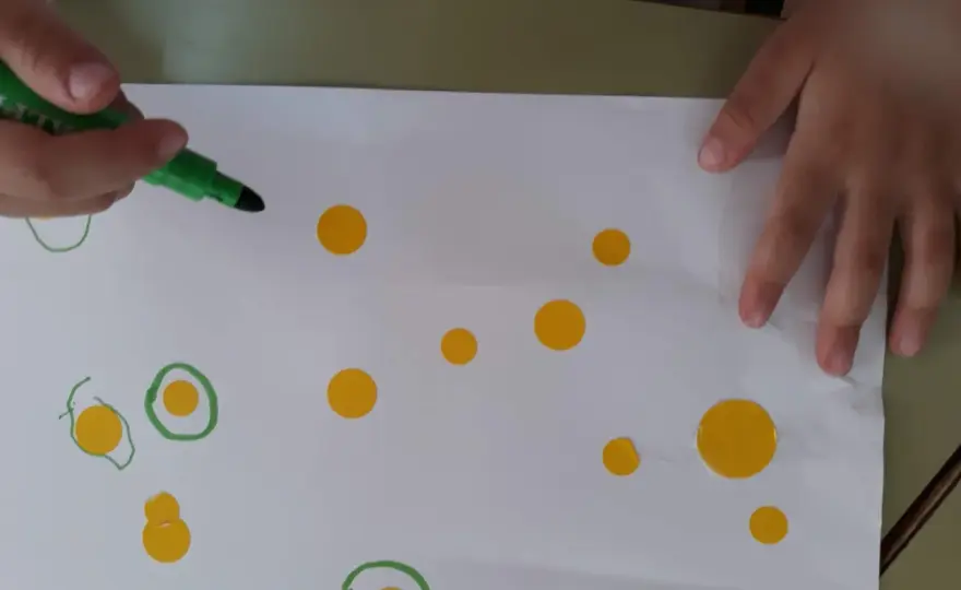 Kandinsky para niños - Actividades con círculos y colores