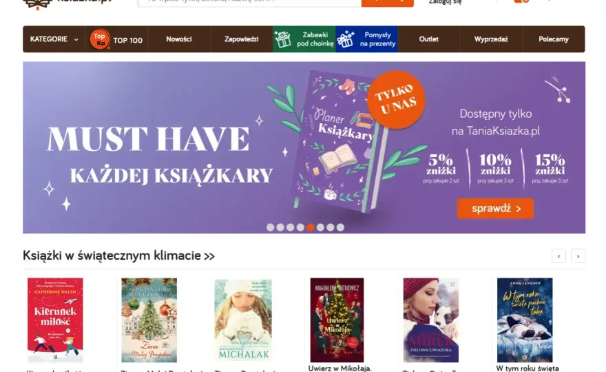 Najlepsze witryny na książki - ranking księgarni internetowych w Polsce