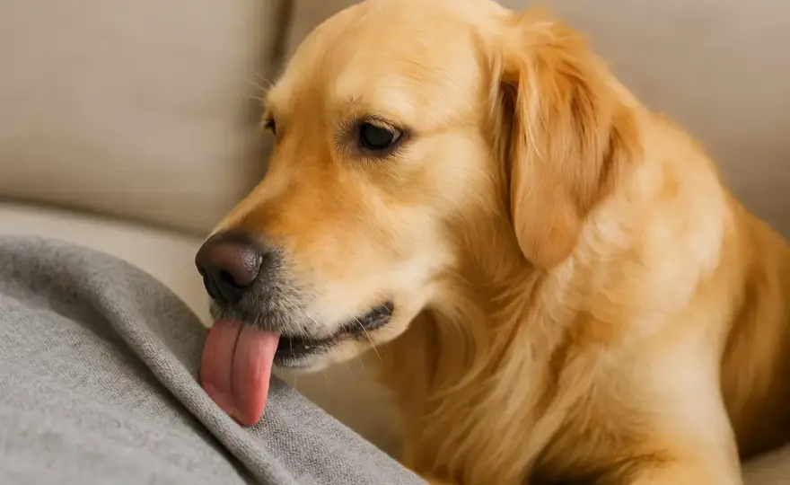 Léchage compulsif du chien - Causes et solutions durables