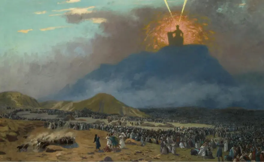 Moses on Mount Sinai Paintings - Decoding Revelation