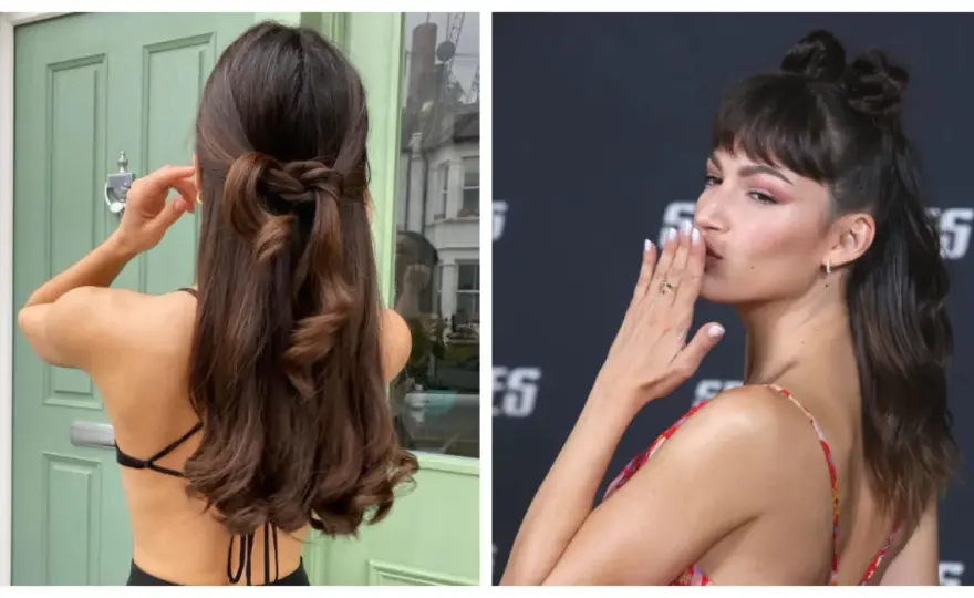 Luźne upięcia włosów rozpuszczonych - Stwórz je sama na każdą okazję