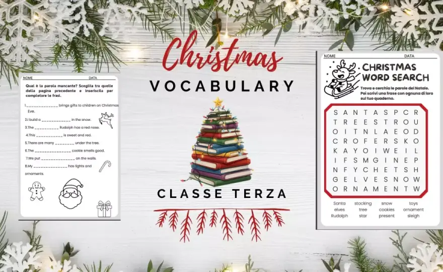 Vocabolario di Natale in Inglese A-Z - Impara Subito!