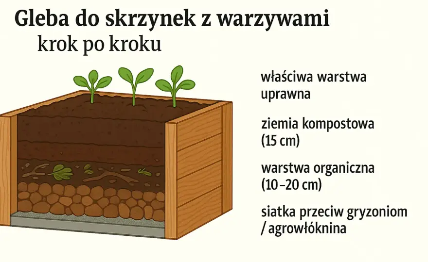 Czym wypełnić skrzynie na warzywa? Poradnik dla ogrodnika