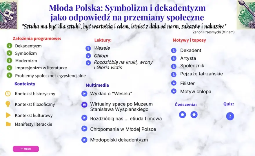 Dekadentyzm w Młodej Polsce - jak go rozpoznać i interpretować?