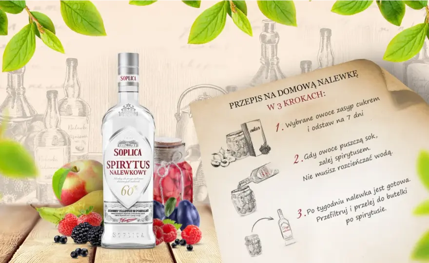 Spirytus do nalewek - Jak dobrać moc, by nie zepsuć smaku?