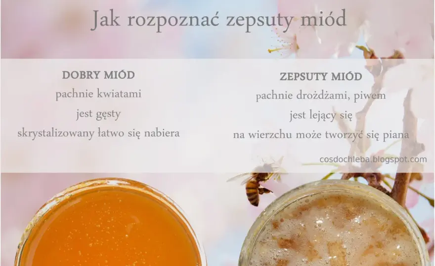 Zepsuty miód czy krystalizacja - Jak rozpoznać słoik do wyrzucenia?