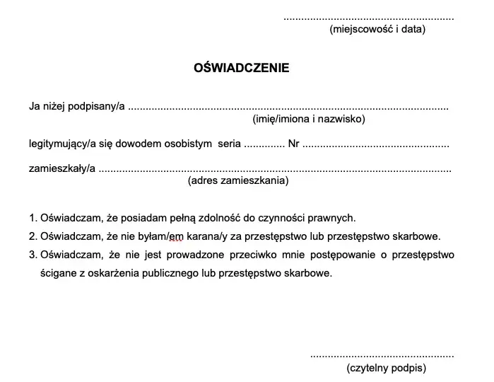 Co to jest oświadczenie i jak ważne jest w codziennym życiu?
