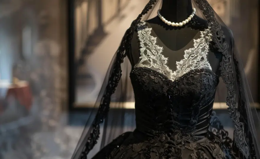 Czarne suknie ślubne: Elegancja w najczystszej postaci