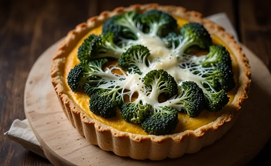 Tarta z brokułami i mozzarellą: Krok po kroku do idealnej tarty