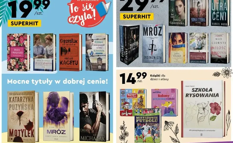 Książki w Biedronce - poznaj pełną ofertę i aktualne promocje czytelnicze