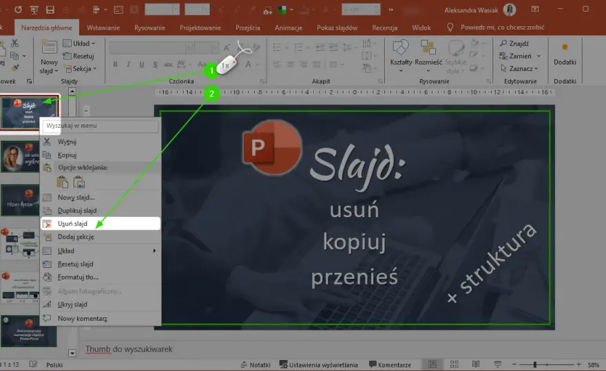 Jak szybko usunąć slajd w PowerPoint: 3 skuteczne metody krok po kroku