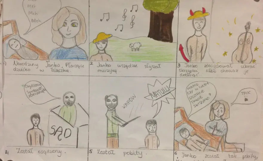 Jak narysować komiks do szkoły podstawowej - proste techniki i pomysły