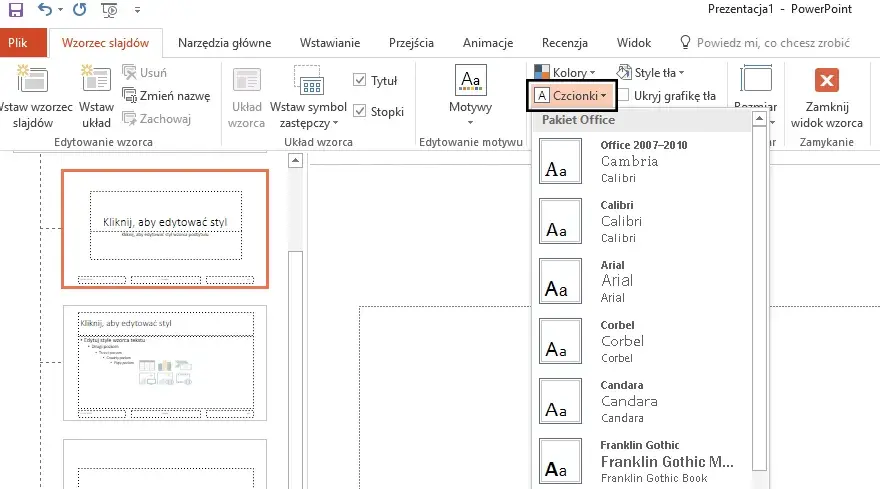 Jak szybko zmienić czcionkę w całej prezentacji PowerPoint: prosty poradnik