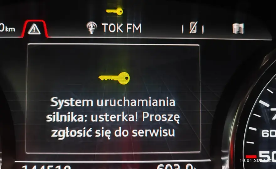 System uruchamiania silnika Audi: 5 najczęstszych awarii i naprawy