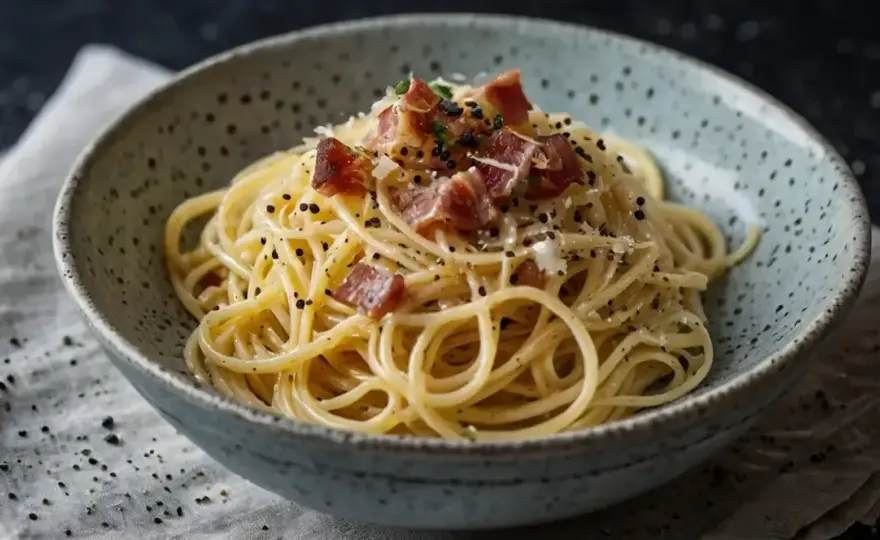 Spaghetti carbonara bez jajek - pyszne przepisy na prostą wersję