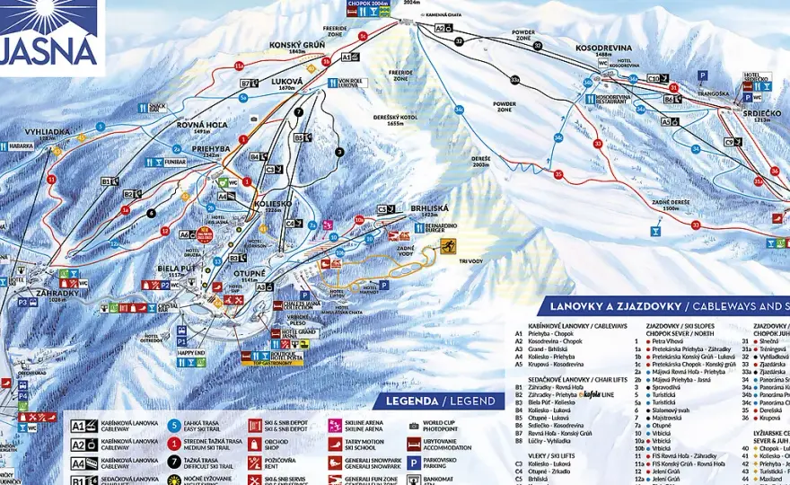 Jasna Chopok snowpark: najlepsze skoki i atrakcje dla każdego poziomu