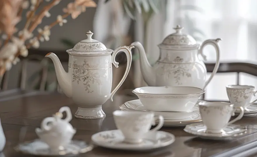 Zestaw kawowy Chodzież: Odkryj urok i wartość porcelany 