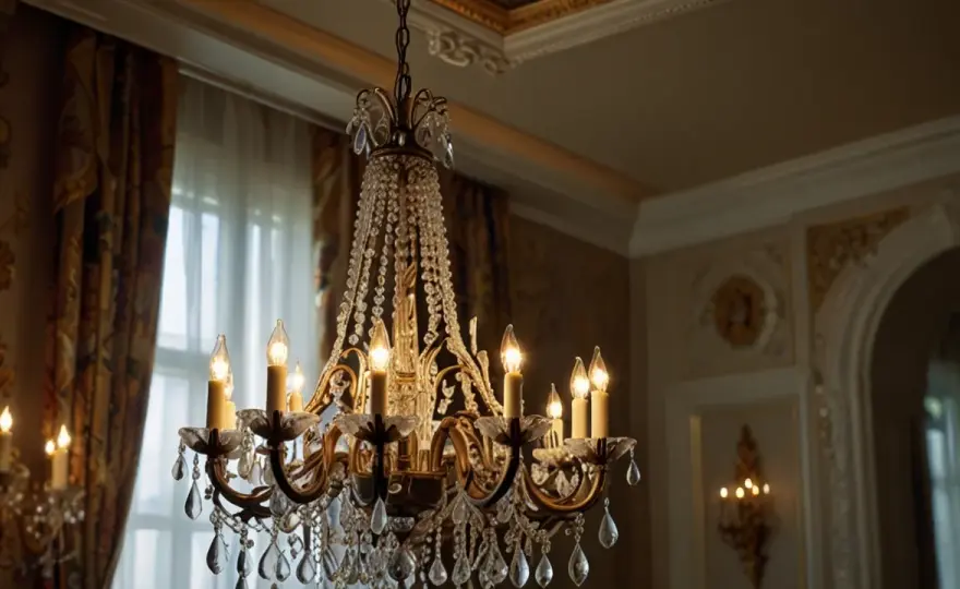 Szklany żyrandol - Elegancja w każdym detalu - możliwości stylowego oświetlenia