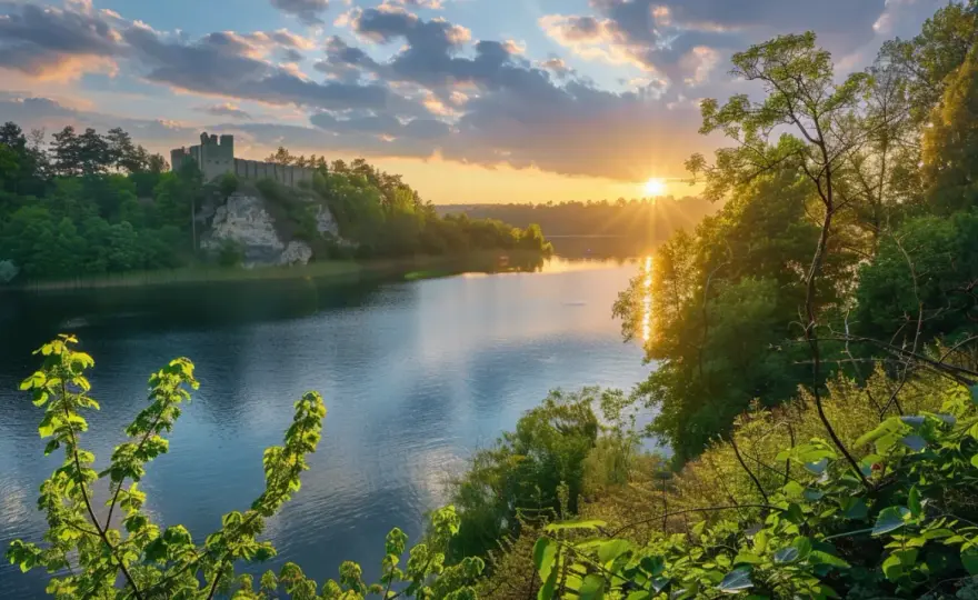 Wąbrzeźno: Zamek i jezioro - Idealne miejsce na weekend?