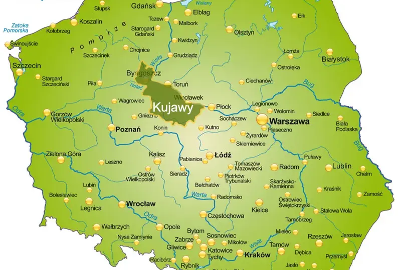 Gdzie dokładnie leżą Kujawy? Poznaj lokalizację i ciekawe fakty o regionie