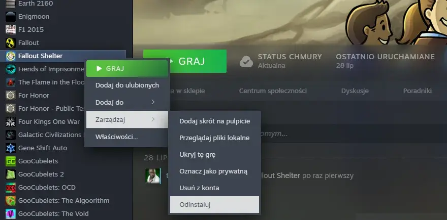 Szybkie sposoby na usuwanie gier z biblioteki Steam - skuteczny poradnik