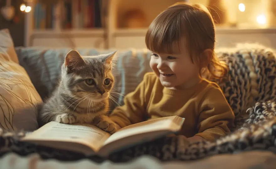 Dlaczego koty i dzieci mogą się zaprzyjaźnić? Budowanie relacji w rodzinie