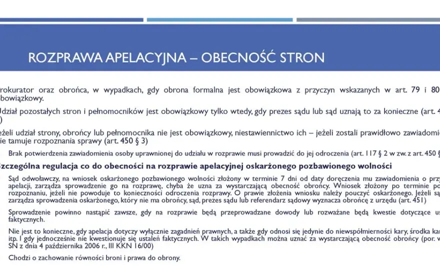 Jak wygląda rozprawa apelacyjna? Kluczowe informacje i przebieg procesu