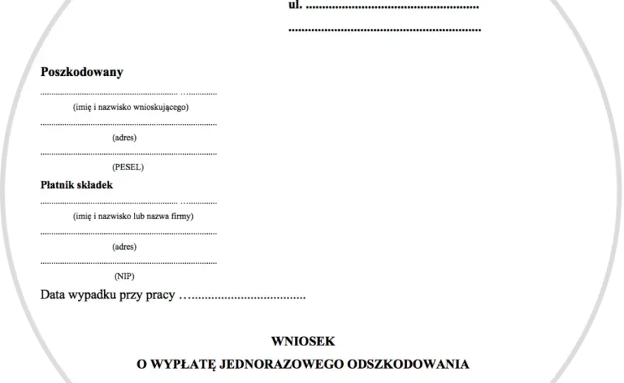 Dyspozycja wypłaty: gotowy wzór dokumentu do pobrania po odszkodowanie