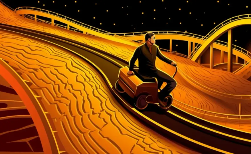 Czy rynek kryptowalutowy i Bitcoin czekają na rollercoaster? Expert wyjaśnia.