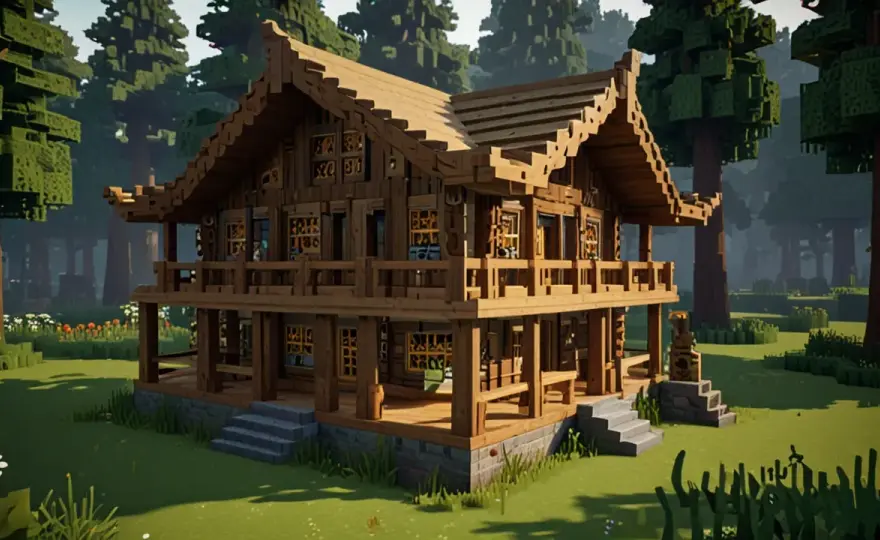 Jak zbudować imponujący dom z drewna w świecie Minecraft? Rady