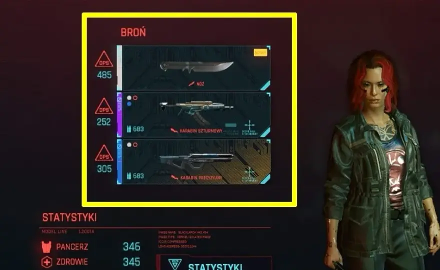 Jak schować broń w Cyberpunk 2077 - ukryj pistolet w Night City