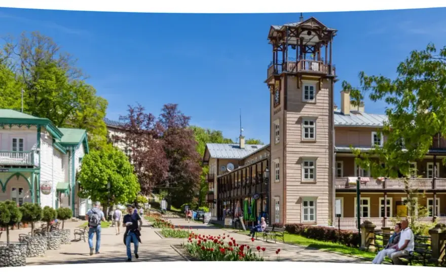 Gdzie leży Iwonicz-Zdrój? Odkryj jego lokalizację i atrakcje