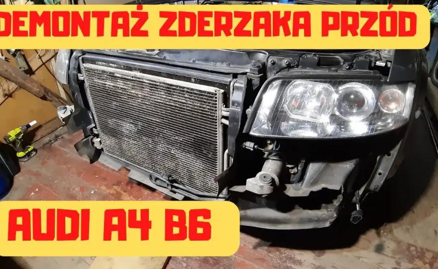Jak ściągnąć zderzak Audi A4 B6 - proste kroki bez stresu