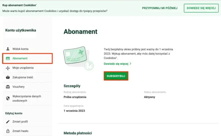  Jak zapłacić abonament Cookidoo? [Nowość] Abonament Thermomix już od 99 zł