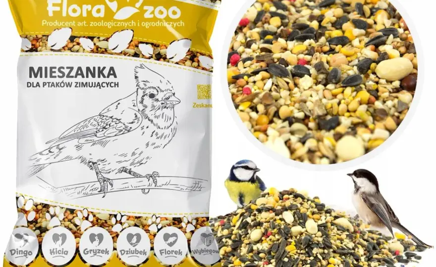 Jakie ziarna dla ptaków zimujących wybrać, by pomóc im przetrwać mrozy?