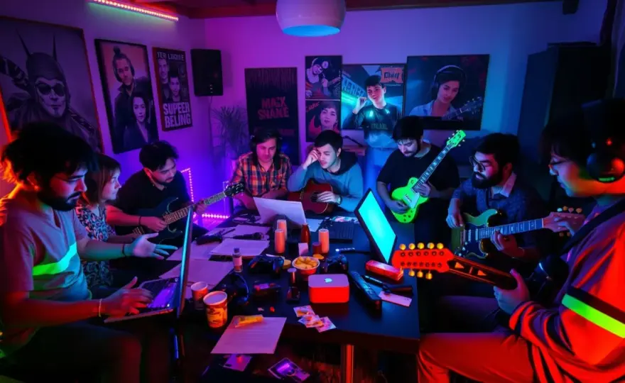 Muzycy, którzy lubią grać w gry online