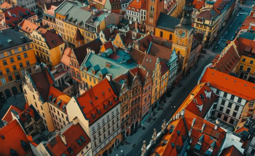 Mapa hoteli we Wrocławiu - Gdzie się zatrzymać we Wrocławiu?