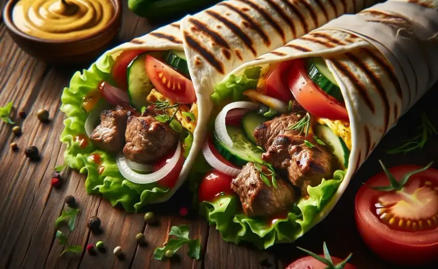 Ile kalorii ma średni kebab? Zaskakujące różnice w składnikach