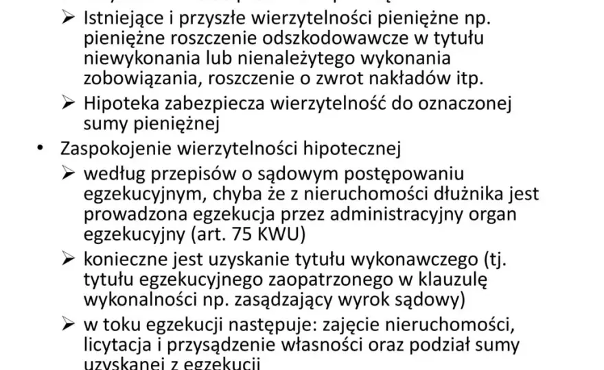 Wierzytelność zabezpieczona hipoteką: znaczenie i konsekwencje