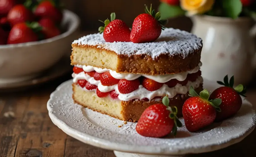 Jak zrobić domowe ciasto z truskawkami: Przepis na soczyste ciasto z truskawkami