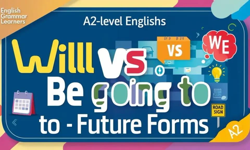 Naucz się, czy "will" czy "be going to" użyć w przyszłości. A2-level Englishs.